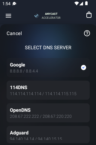 anycast加速器id账号android下载效果预览图